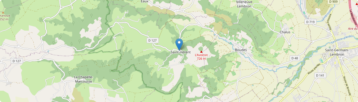 Saint-Hérent - Carte