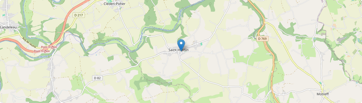Saint-Hernin - Carte