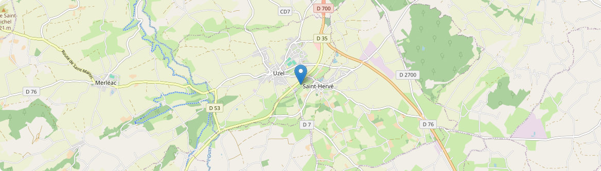 Saint-Hervé - Carte