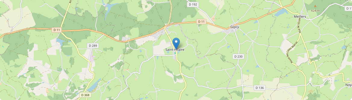 Saint-Hilaire - Carte