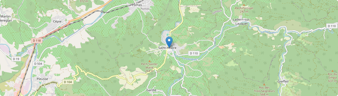 Saint-Hilaire - Carte