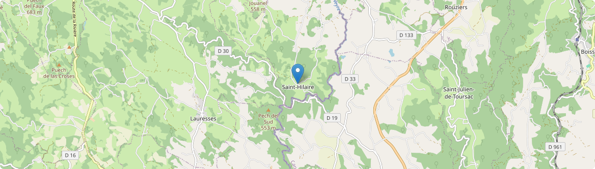 Saint-Hilaire - Carte