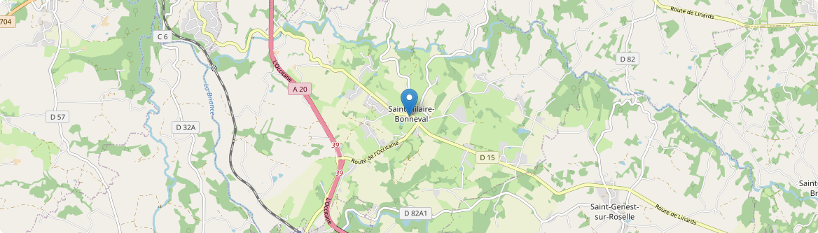 Saint-Hilaire-Bonneval - Carte