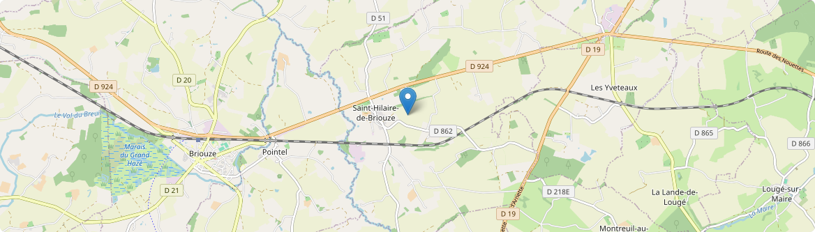Saint-Hilaire-de-Briouze - Carte