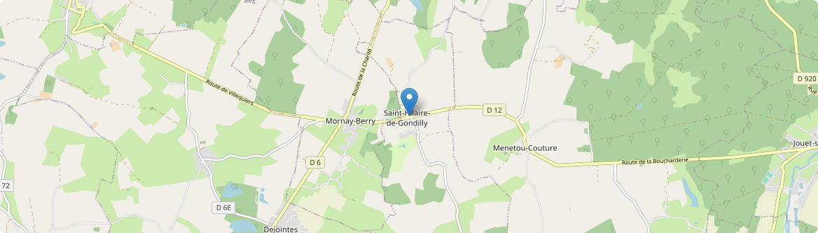 Saint-Hilaire-de-Gondilly - Carte