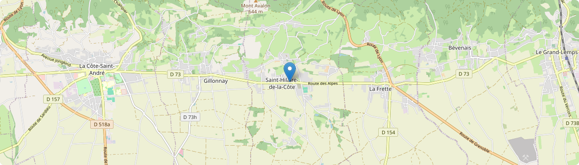 Saint-Hilaire-de-la-Côte - Carte