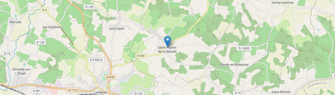 Saint-Hilaire-de-la-Noaille - Carte