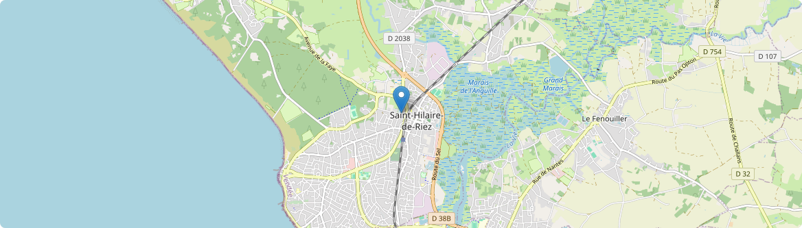 Saint-Hilaire-de-Riez - Carte