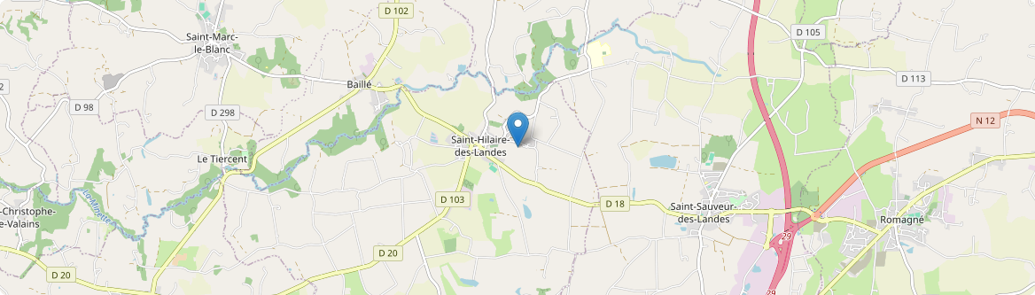 Saint-Hilaire-des-Landes - Carte
