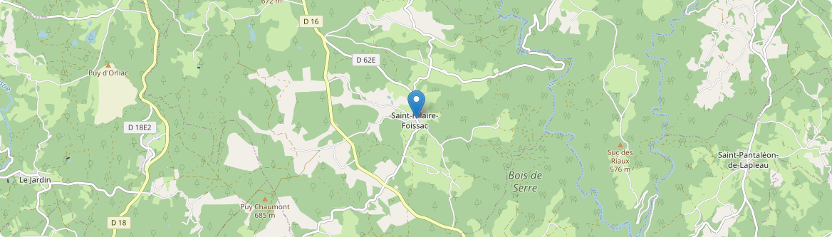 Saint-Hilaire-Foissac - Carte