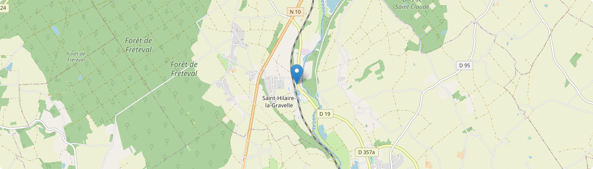 Saint-Hilaire-la-Gravelle - Carte