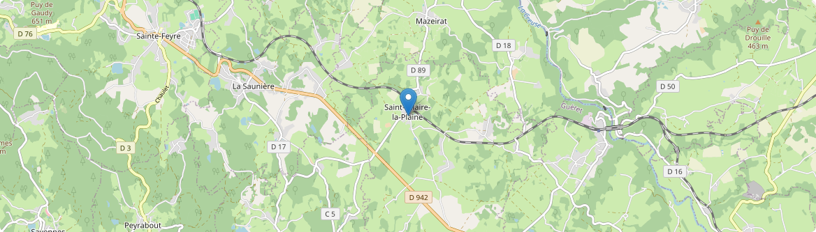 Saint-Hilaire-la-Plaine - Carte
