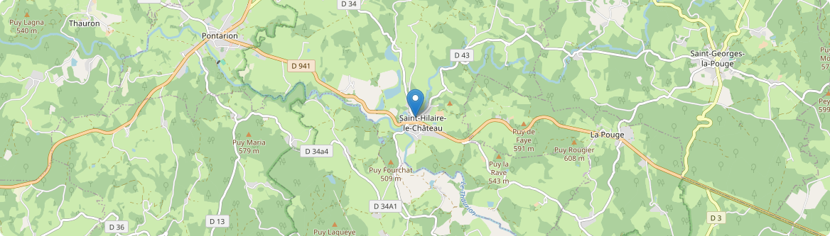 Saint-Hilaire-le-Château - Carte