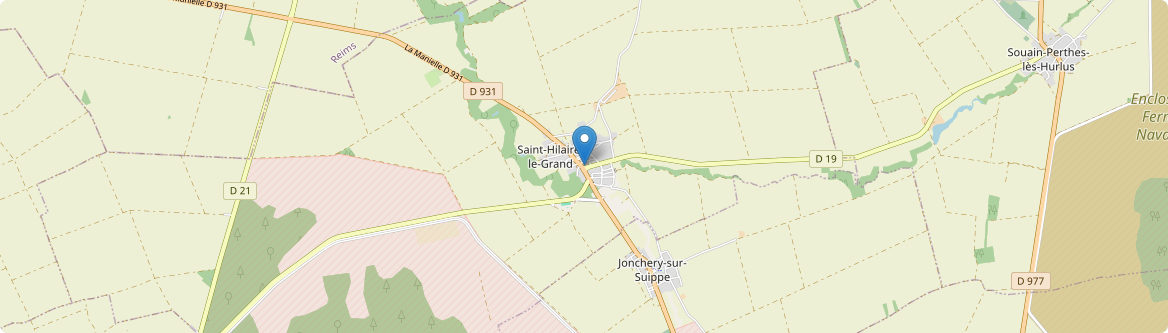 Saint-Hilaire-le-Grand - Carte