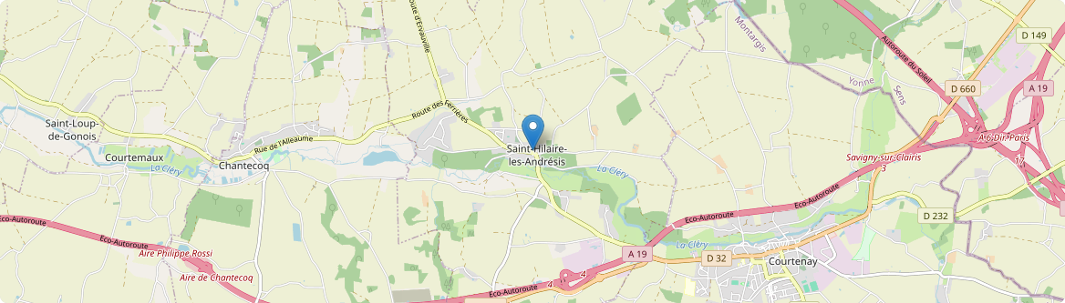 Saint-Hilaire-les-Andrésis - Carte