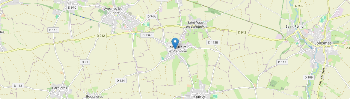 Saint-Hilaire-lez-Cambrai - Carte