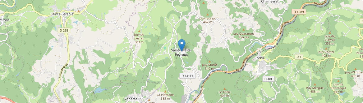 Saint-Hilaire-Peyroux - Carte