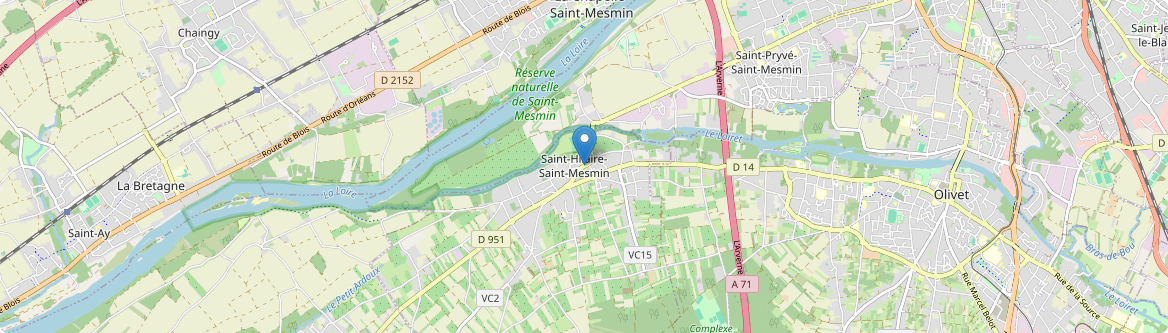 Saint-Hilaire-Saint-Mesmin - Carte