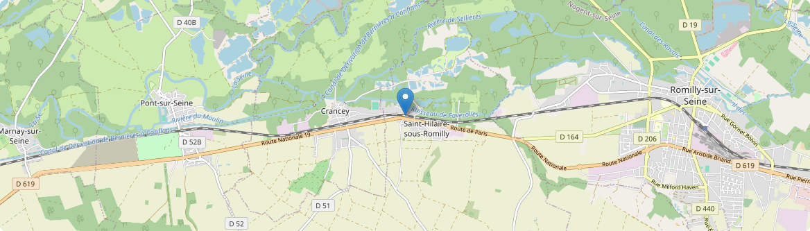 Saint-Hilaire-sous-Romilly - Carte