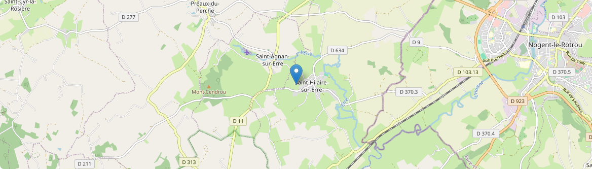 Saint-Hilaire-sur-Erre - Carte