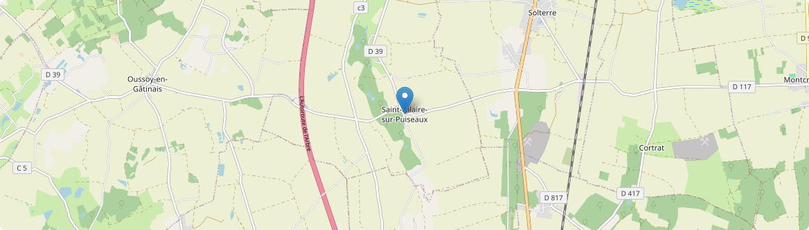 Saint-Hilaire-sur-Puiseaux - Carte