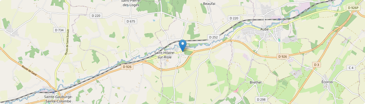 Saint-Hilaire-sur-Risle - Carte