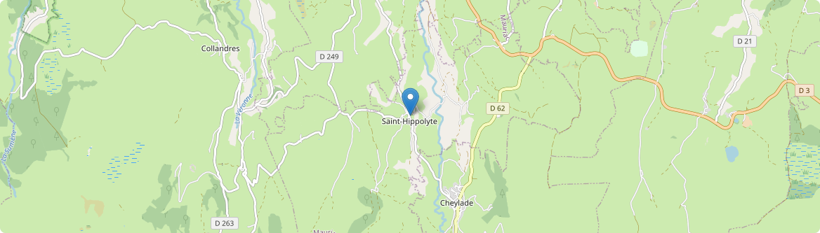 Saint-Hippolyte - Carte