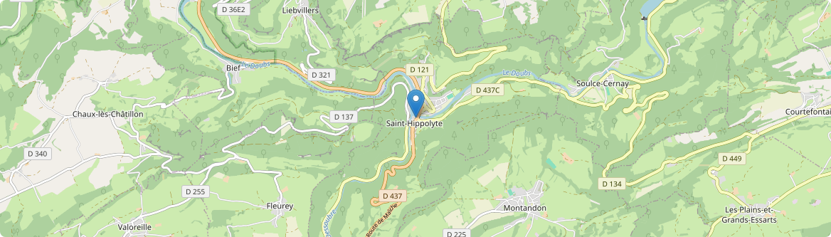 Saint-Hippolyte - Carte