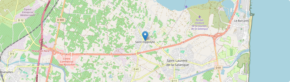 Saint-Hippolyte - Carte