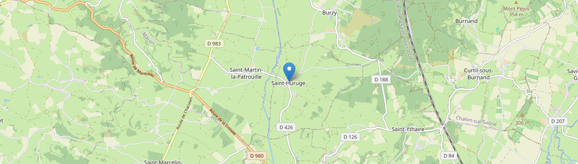 Saint-Huruge - Carte