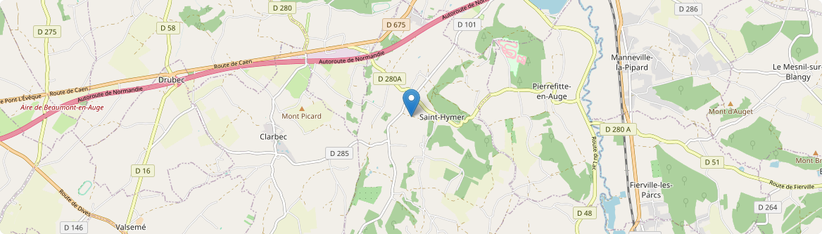 Saint-Hymer - Carte