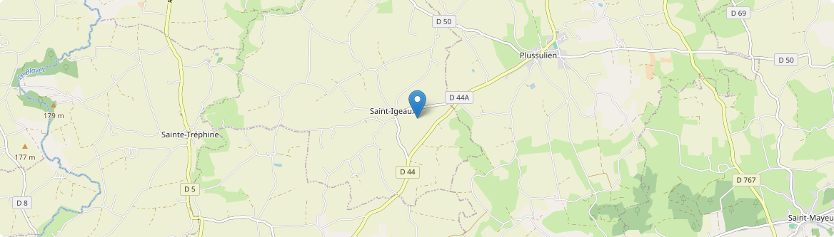 Saint-Igeaux - Carte