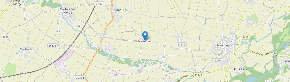 Saint-Ignat - Carte