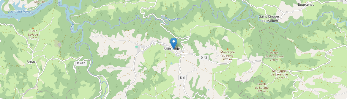 Saint-Illide - Carte