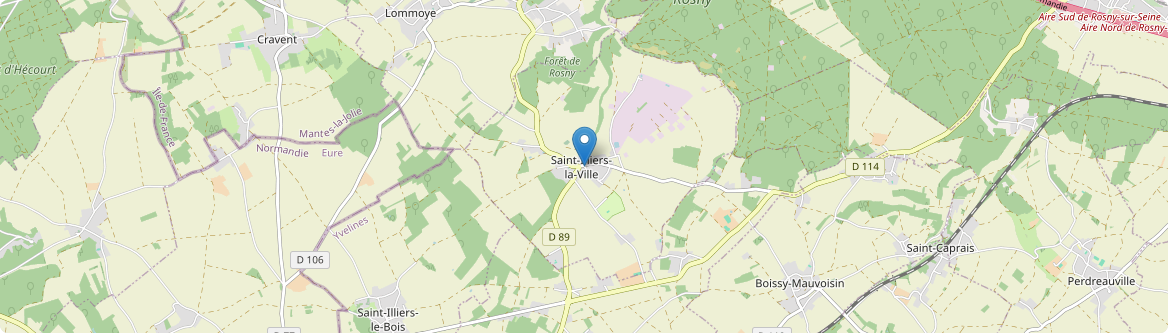 Saint-Illiers-la-Ville - Carte
