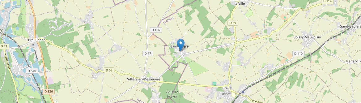 Saint-Illiers-le-Bois - Carte