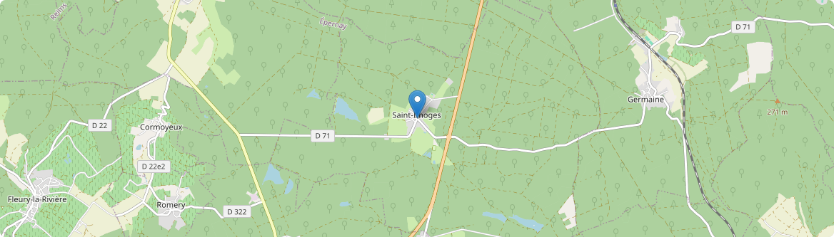 Saint-Imoges - Carte