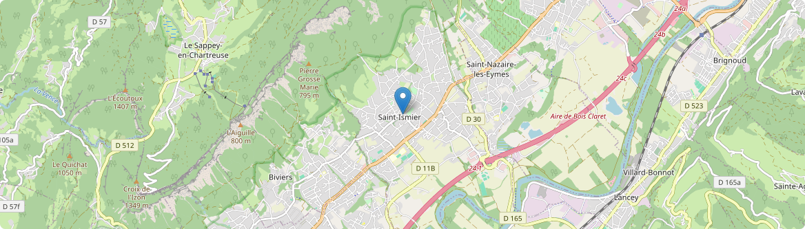 Saint-Ismier - Carte