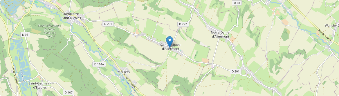 Saint-Jacques-d'Aliermont - Carte