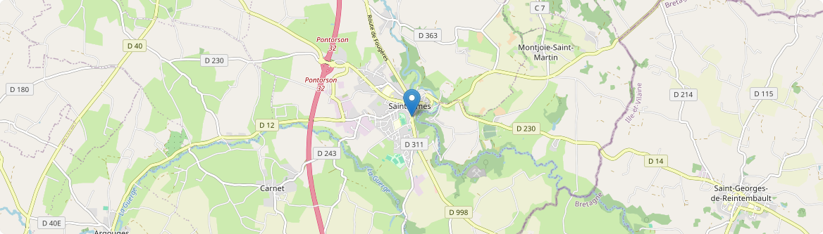 Saint-James - Carte