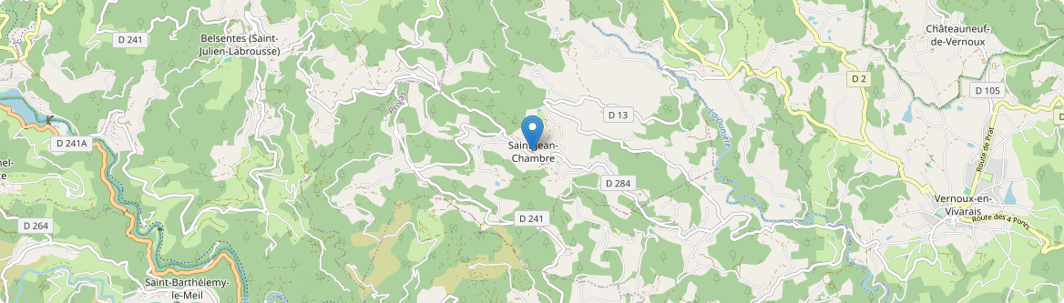 Saint-Jean-Chambre - Carte