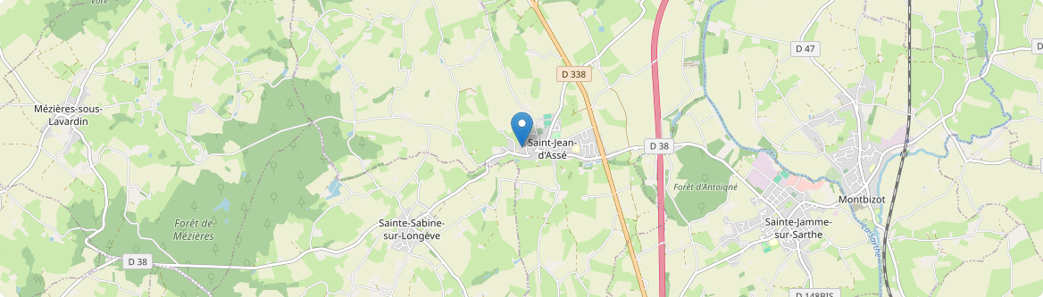 Saint-Jean-d'Assé - Carte
