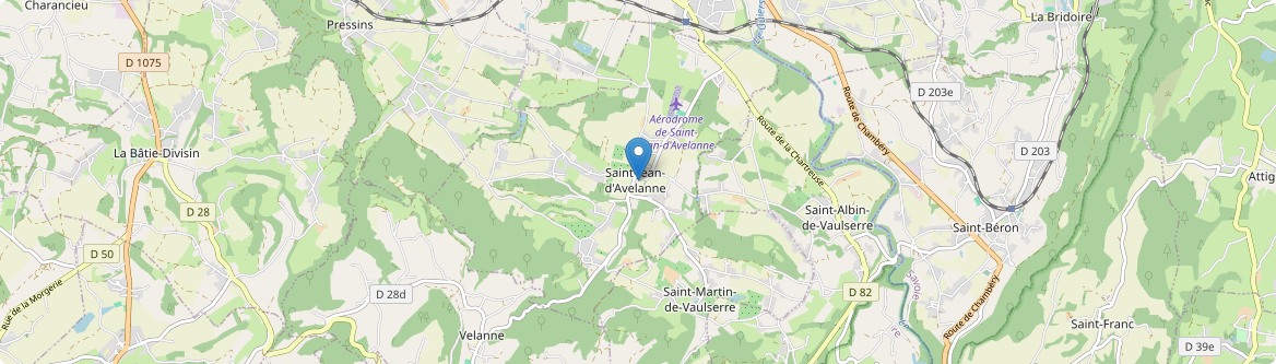 Saint-Jean-d'Avelanne - Carte