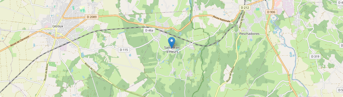 Saint-Jean-d'Heurs - Carte