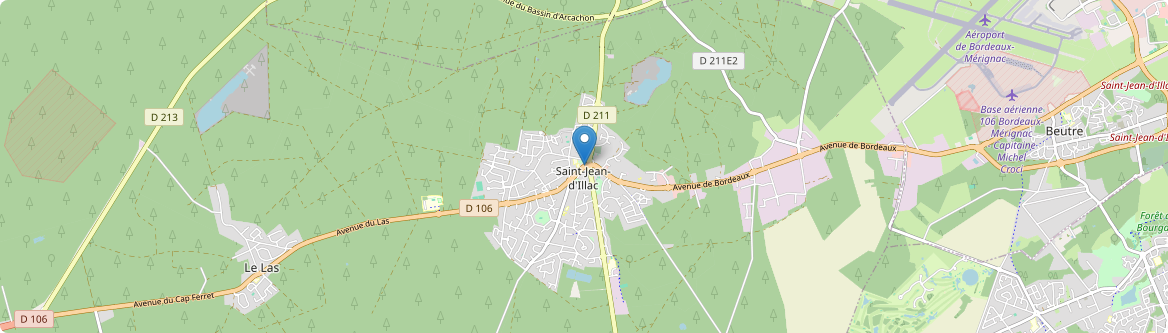Saint-Jean-d'Illac - Carte