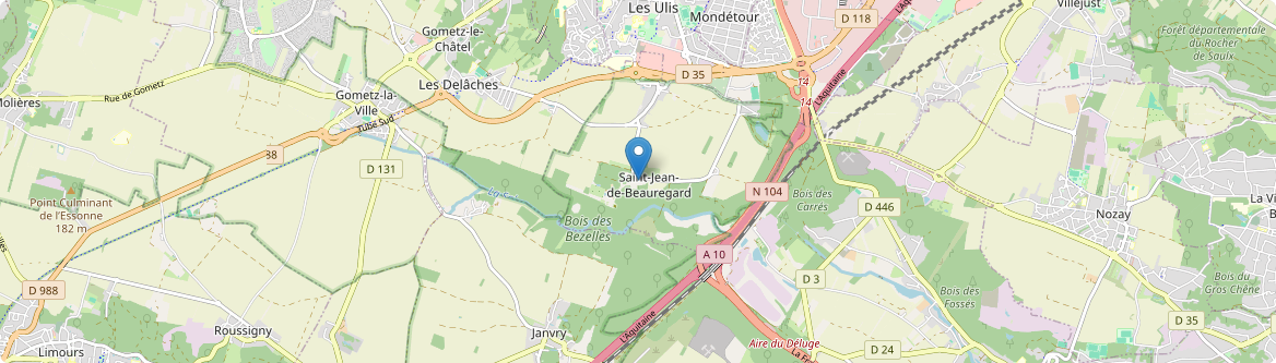 Saint-Jean-de-Beauregard - Carte