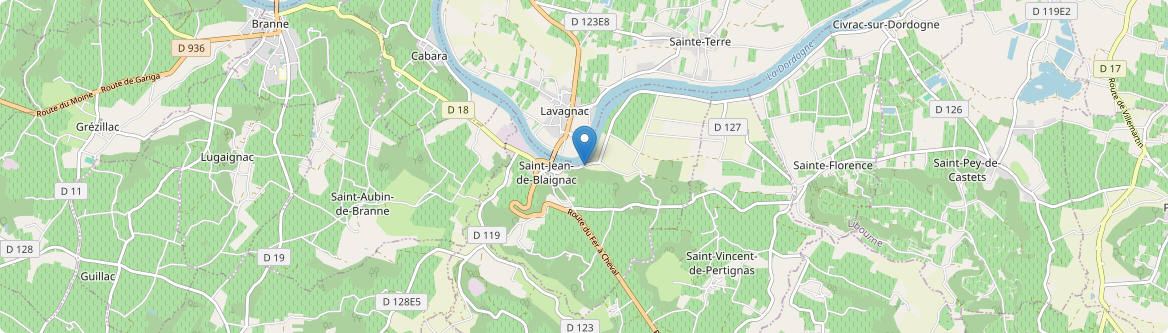 Saint-Jean-de-Blaignac - Carte