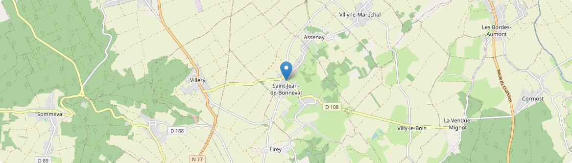 Saint-Jean-de-Bonneval - Carte