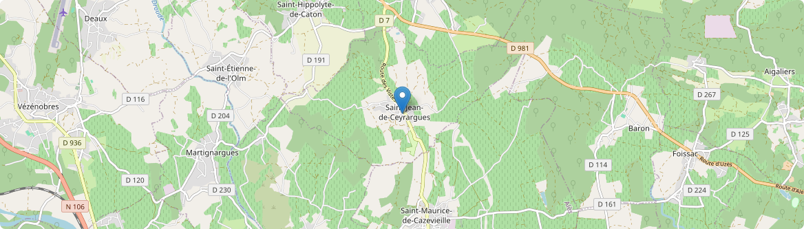 Saint-Jean-de-Ceyrargues - Carte