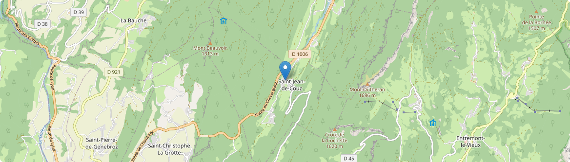 Saint-Jean-de-Couz - Carte